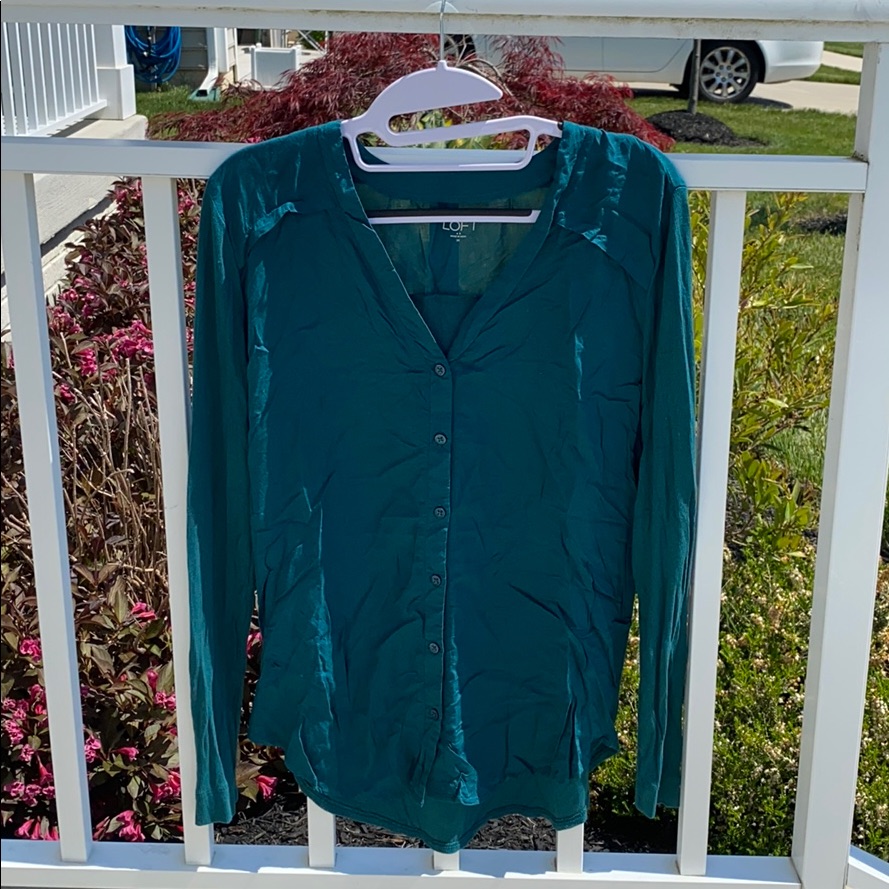 Loft Button-Down Top